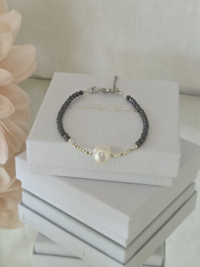 Armband PÄRLA, hematit - Bild 5
