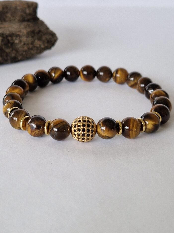 Armband PAVÉ | Tigeröga