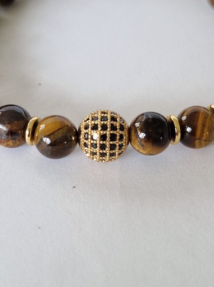 Armband PAVÉ | Tigeröga