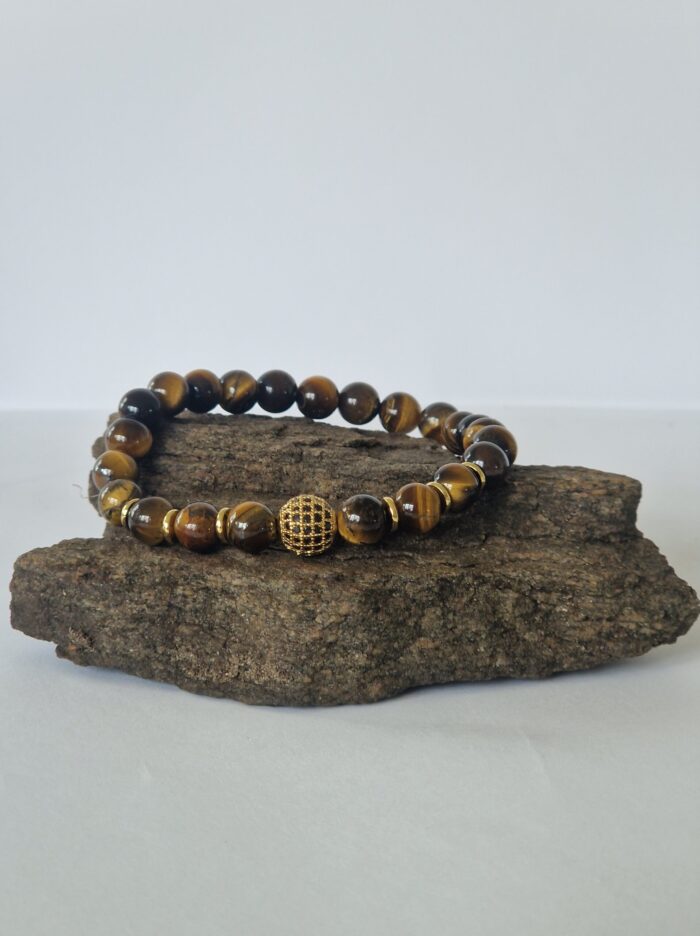 Armband PAVÉ | Tigeröga