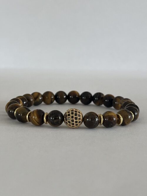 Armband PAVÉ | Tigeröga