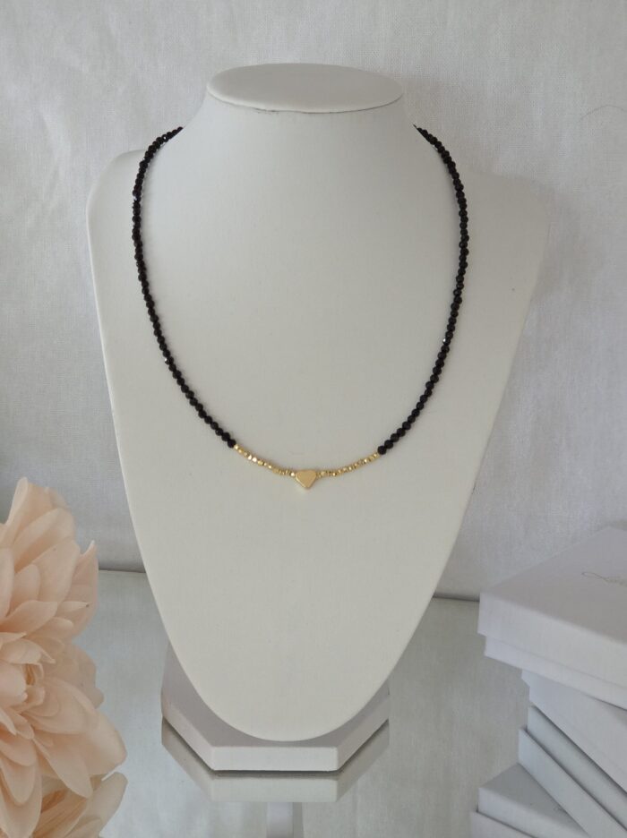 Halsband HJÄRTA, turmalin | LillieCharlotte