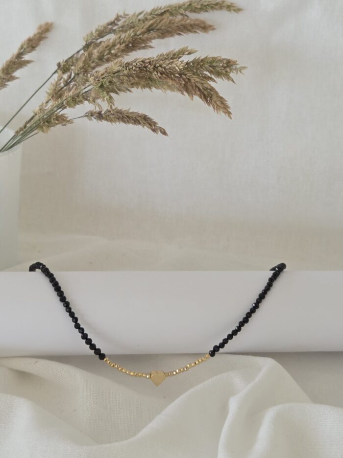 Halsband HJÄRTA, turmalin | LillieCharlotte