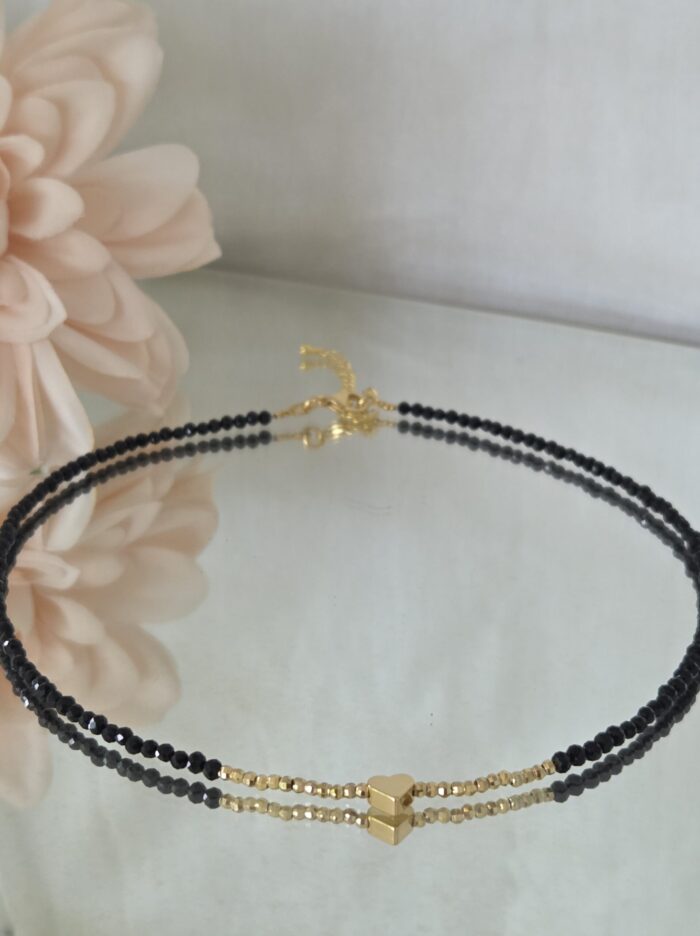 Halsband HJÄRTA, turmalin | LillieCharlotte