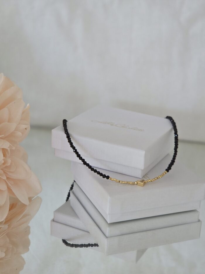 Halsband HJÄRTA, turmalin | LillieCharlotte