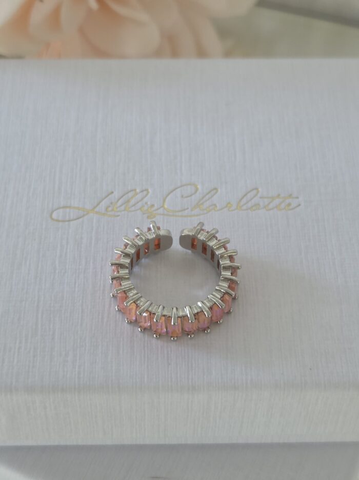 Ring CANDYCRUSH, rosa, platina