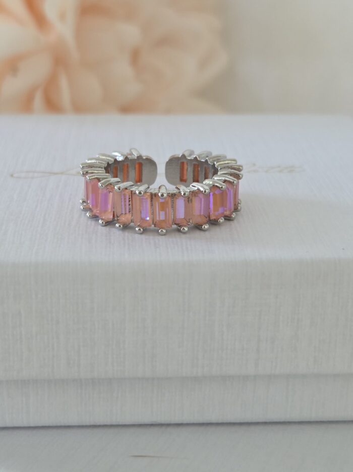 Ring CANDYCRUSH, rosa, platina