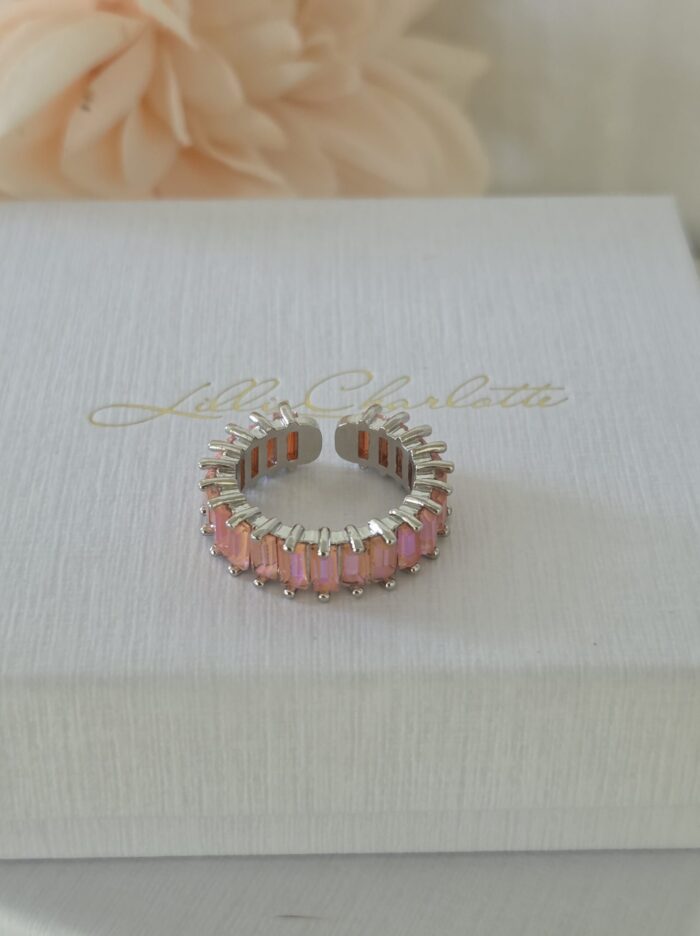 Ring CANDYCRUSH, rosa, platina