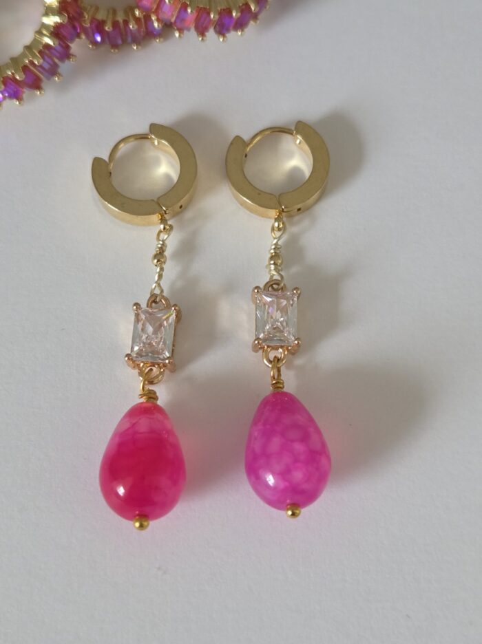 Örhänge Pink Lady - Image 3